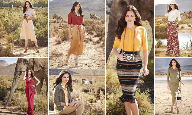 Safari chic is hot this summer with tribal prints, shirt dresses and shades  of khaki | Daily Mail Online